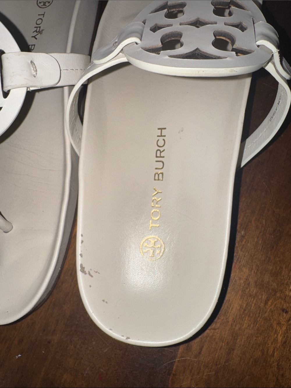 Tory Burch Miller Cloud in New Cream size 8.5 - Picture 2 of 5